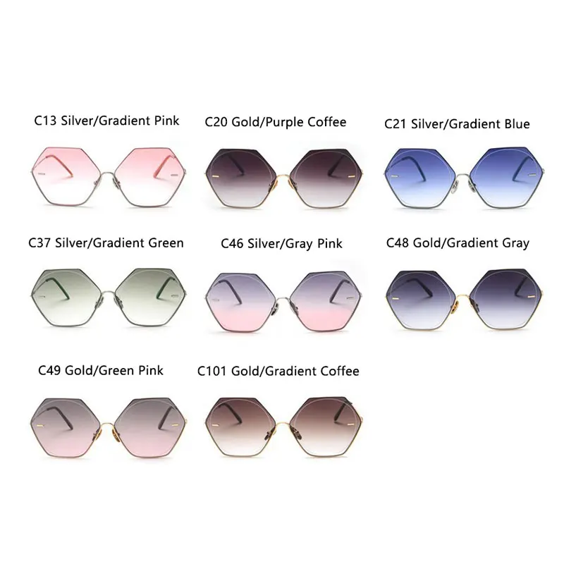 Солнцезащитные очки с градиентными линзами для мужчин и женщин винтажные