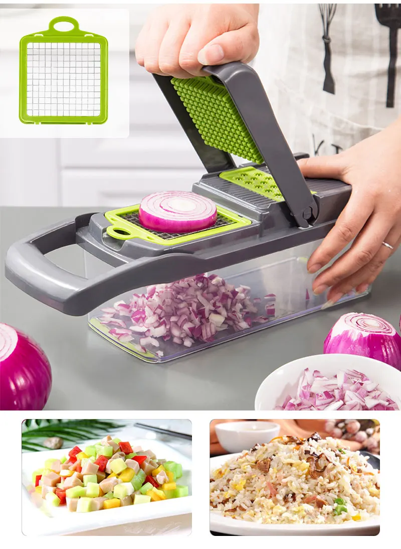 Vegetable Cutter Kitchen accessories Mandoline Slicer Fruit Dicer Cutter Potato Peeler Carrot Cheese Grater Vegetable Slicer