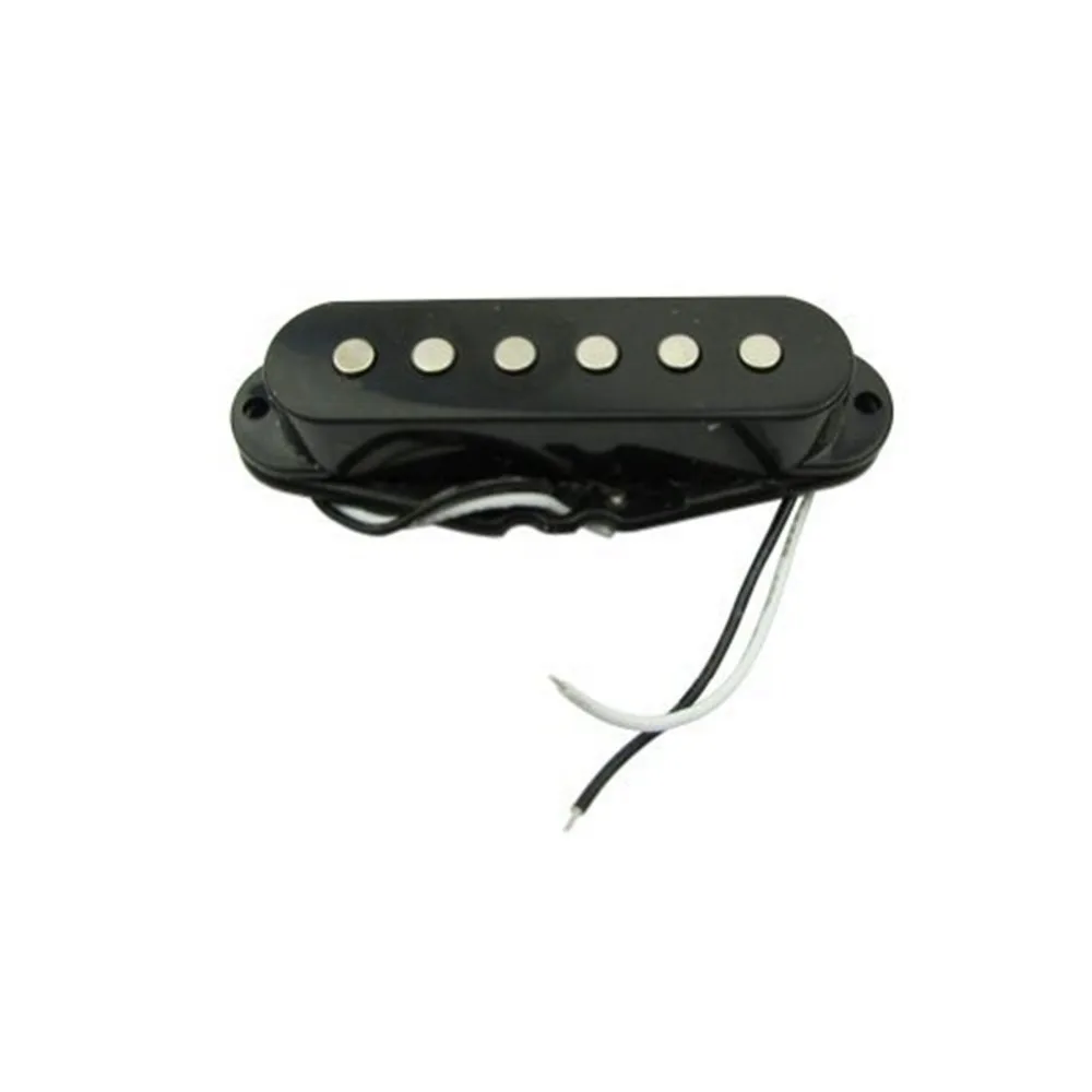 

52mm Pole Spacing Single Coil Pickup Bridge Pickup for Strat Style Guitar Black