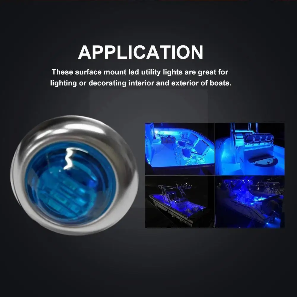 

10 шт., светодиодные круглые водонепроницаемые задсветильник для грузовиков