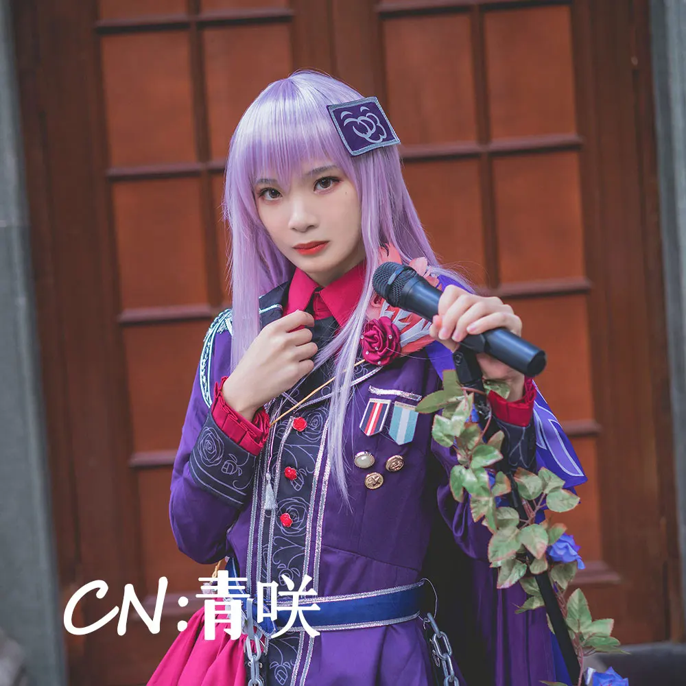 

Bang Dream! Minato Yukina Roselia 3th live Cosplay Costume Anime Dresses Christmas Halloween Free shipping CG386