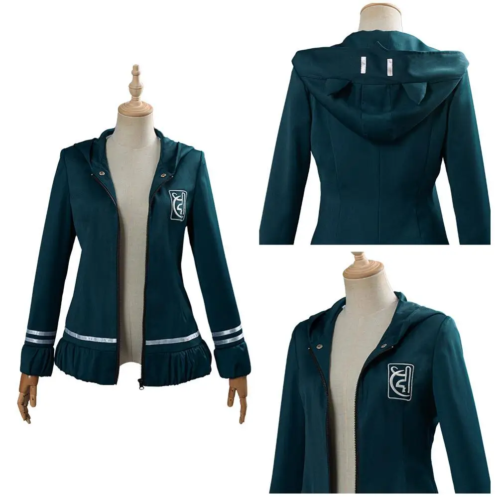 Аниме Danganronpa 2 Chiaki Nanami Куртка Пальто Косплей Костюм Униформа Хэллоуин