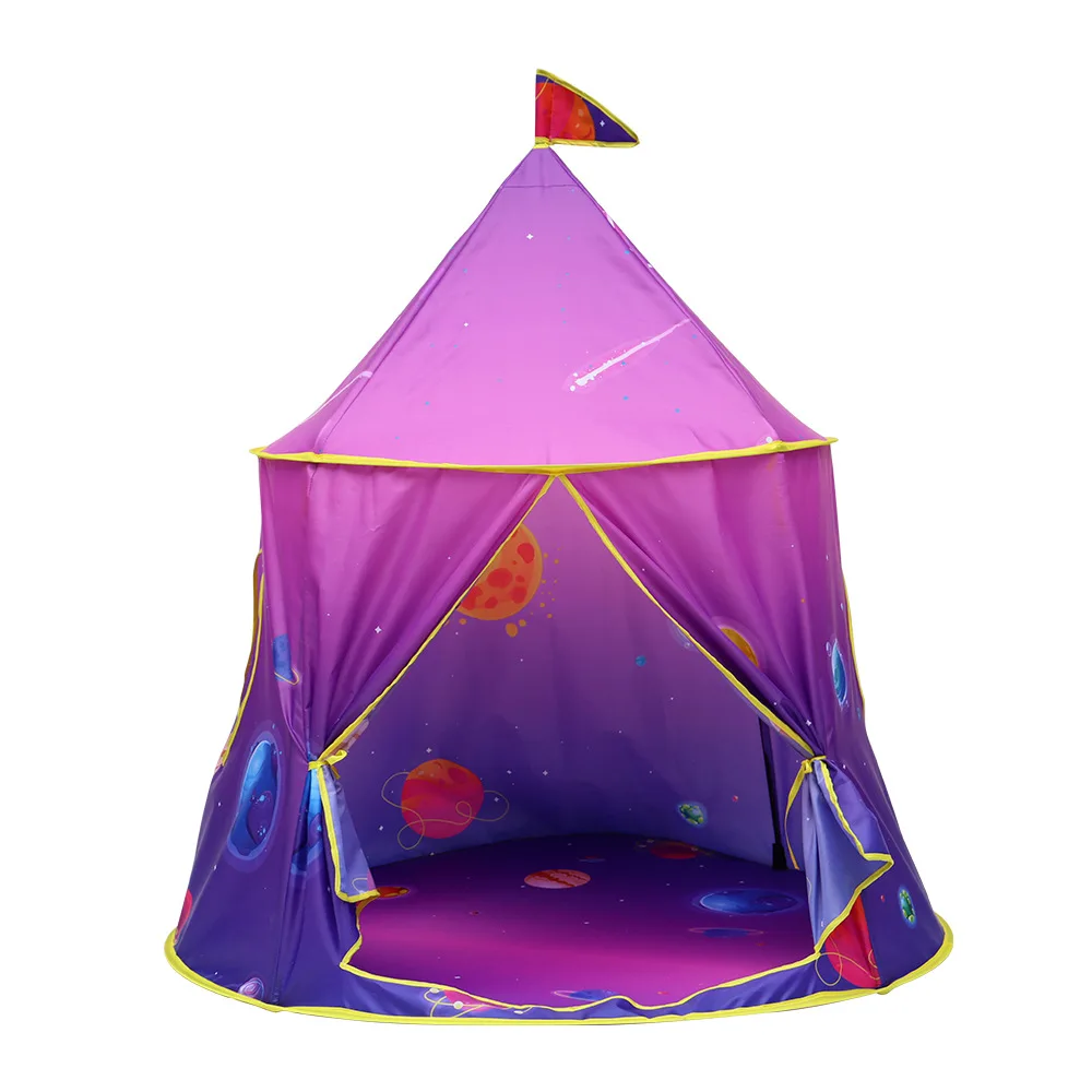 2021 новый стиль Галактическая тема градиентный цвет Игровая палатка BabyTipi для
