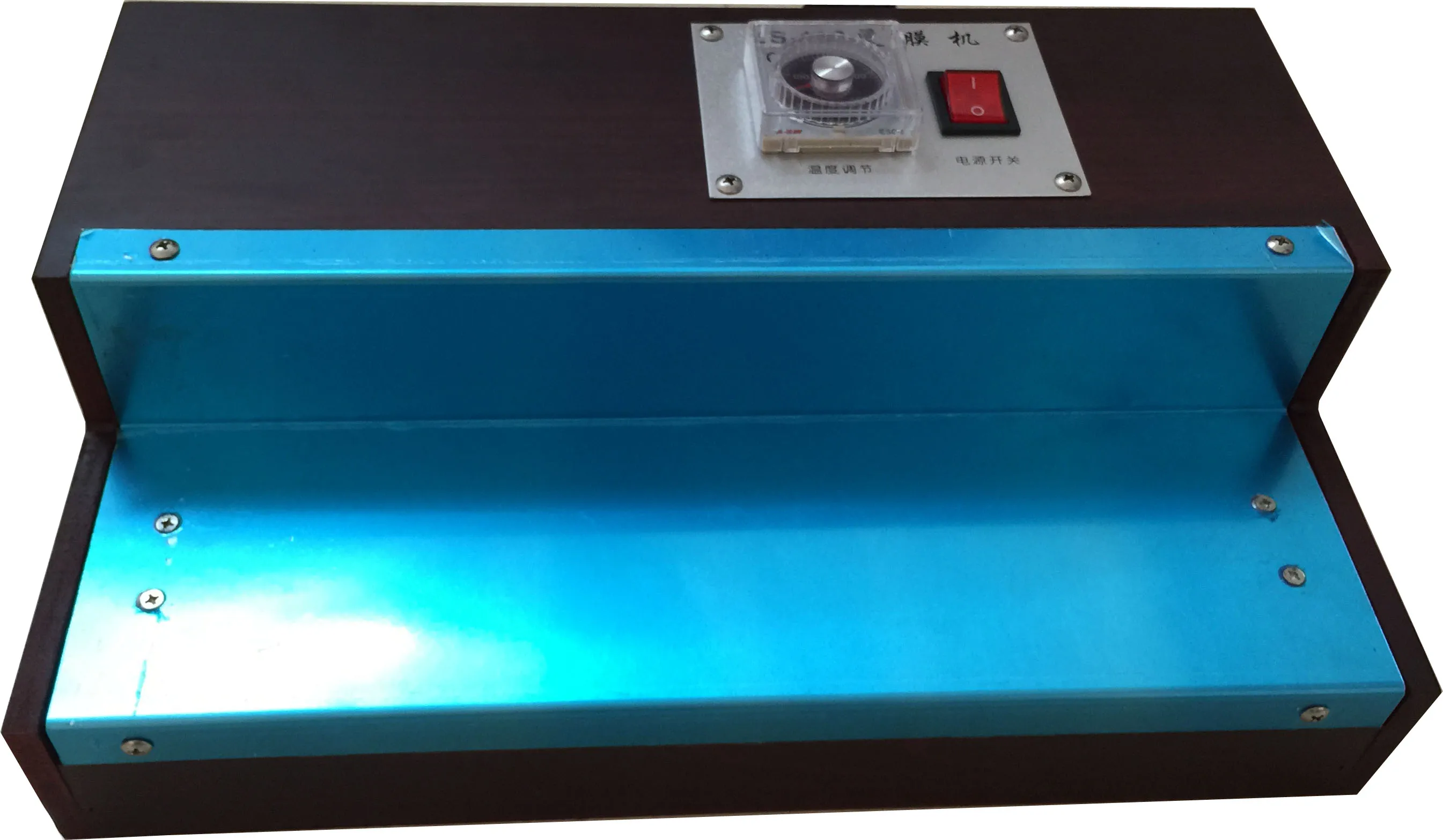 Electric BOPP Film Heat Shrink Wrapping Machine Transparent Blister Film Packaging Machine 220V For Perfume Cigarette Poker Box