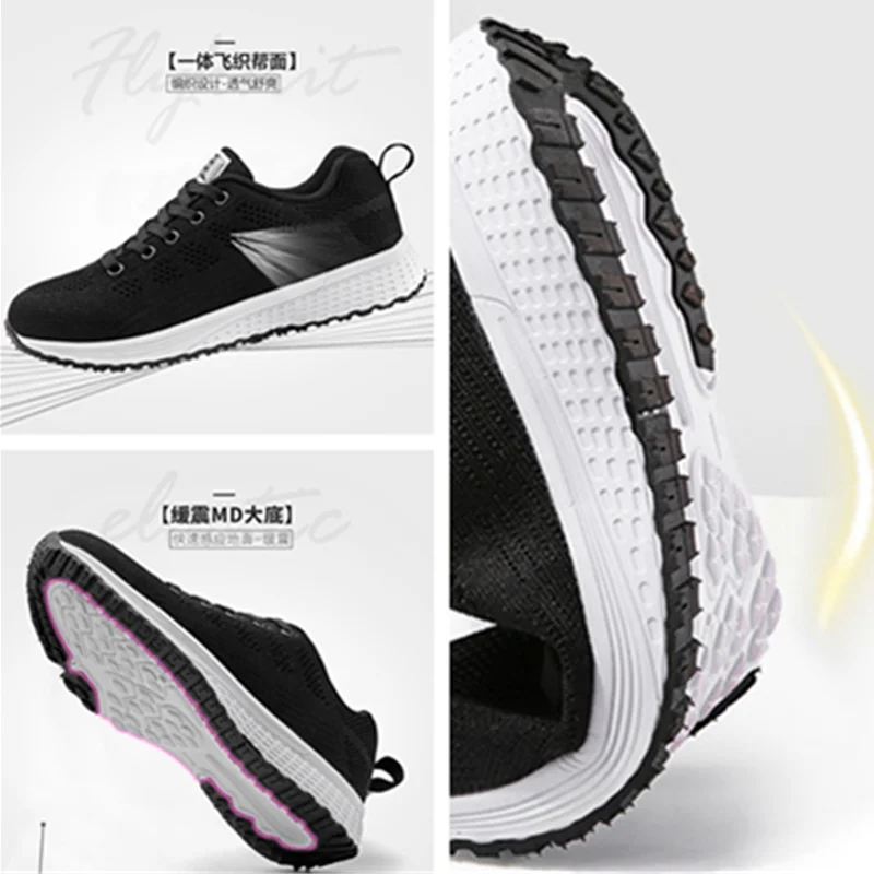 Модные уличные женские сетчатые мягкие кроссовки для бега тенниса светильник