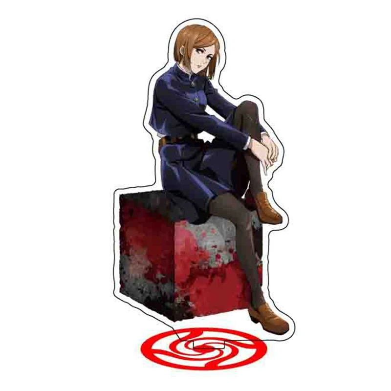 

Anime Jujutsu Kaisen Satoru Yoji Itadori Fushiguro Megumi Acrylic Stands Character Model Desk Decor Fans Collection