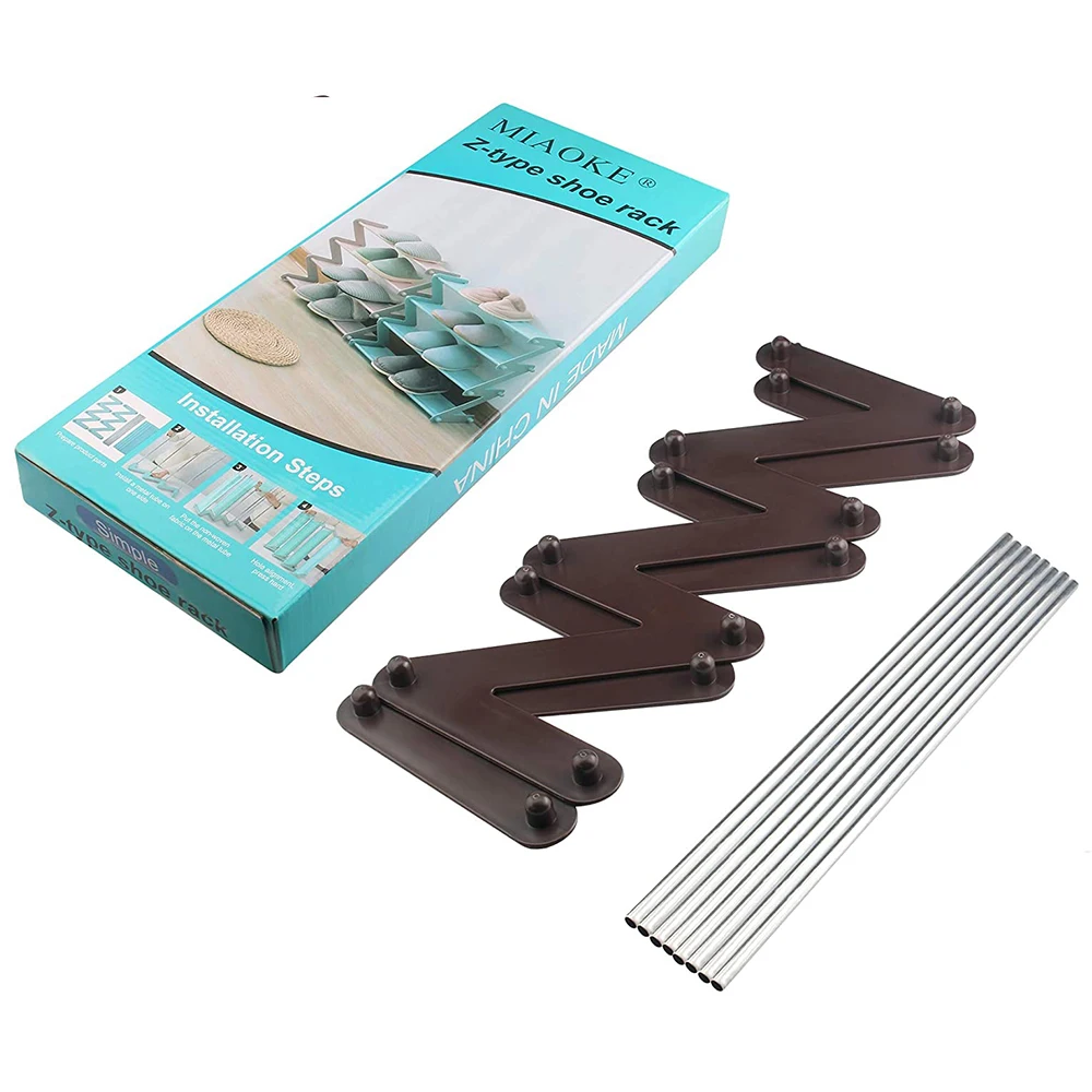 

Home Closet Organizer Storage Shelf for Kitchen Shoes Rack Space Saving Wardrobe Decorative Shelves Cabinet Holders Organizer