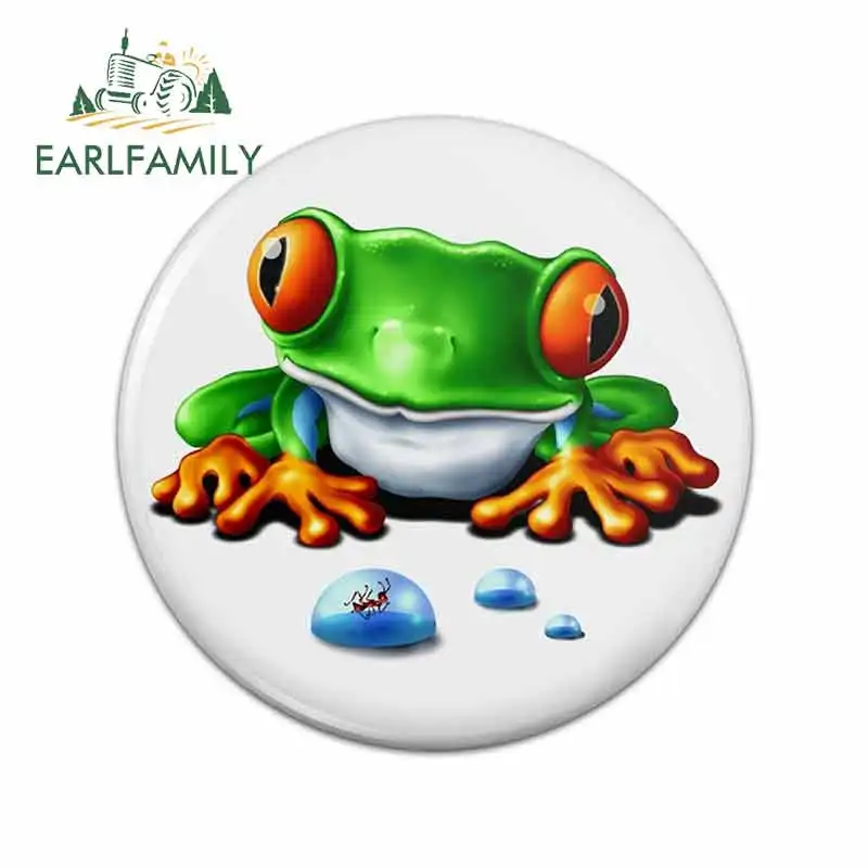 EARLFAMILY 13 см для лягушки виниловая графическая наклейка авто Кондиционер