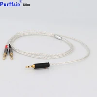 1pc 8 cores 7n occ silver plated sundara aventho focal elegia t1 t5p d7200 mdr z7 2 53 54 4mm balance headphone cables