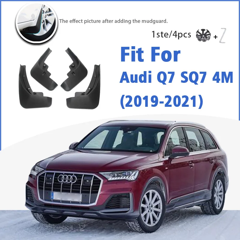 

Брызговик для Audi Q7 S Line 2020 2021 2022 передние и задние брызговики, аксессуары для брызговиков Auto Styline, брызговик, крыло