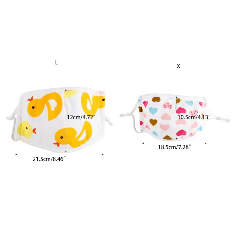 3 шт. Детская Хлопковая маска 5 слоев | Красота и здоровье