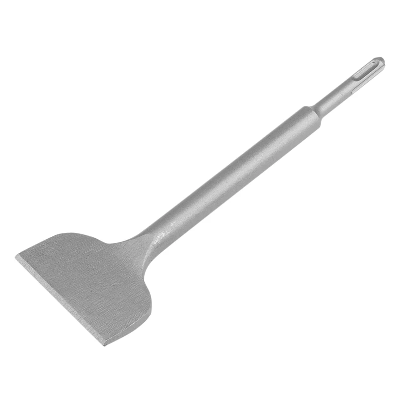 

Electric Hammer Chisel Round Shank Two Pits Two Grooves Curved Chisel Shovel Wall Concrete Percussion Drill(280mm)