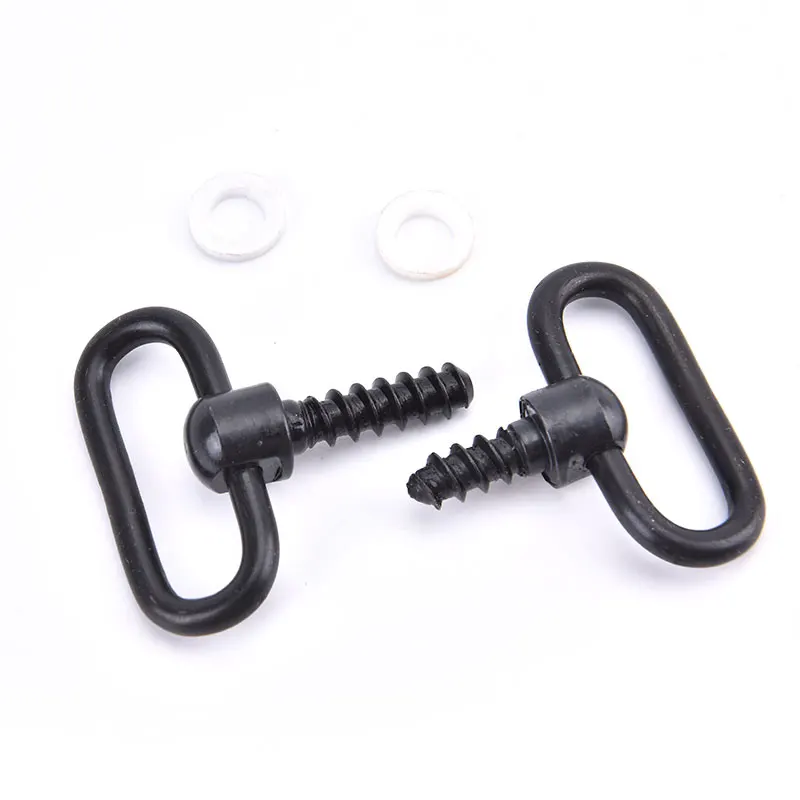 

1 pair Heavy Duty Push Button Quick Detach Sling Swivel Mount Adapters Hunting