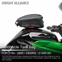 motorcycle tank bags mobile waterproof navigation travel tool bag for kawasaki z750 z800 z900rs z1000 z1000sx