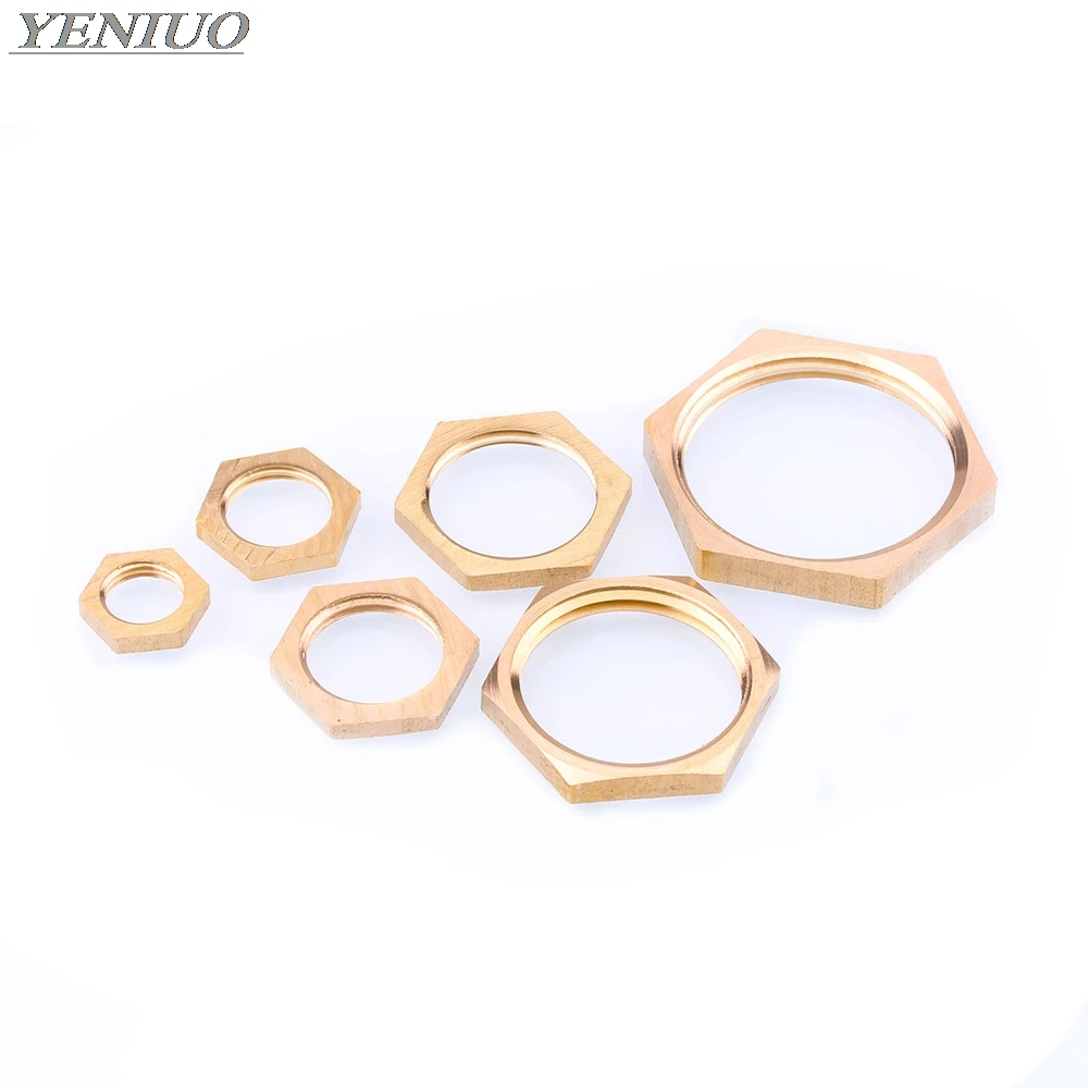 

Латунные гайки с шестигранным замком, фитинг для труб М10 М12 1/8 дюйма 1/4 дюйма 3/8 дюйма 1/2 дюйма 3/4 дюйма 1 дюйм, с внутренней резьбой BSP, с шестигранным хвостовиком