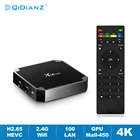 Приставка Смарт-ТВ X96MINI, Android 9,0, Amlogic S905W, 4 ядра, 2,4 ГГц, Wi-Fi, 4K, HD