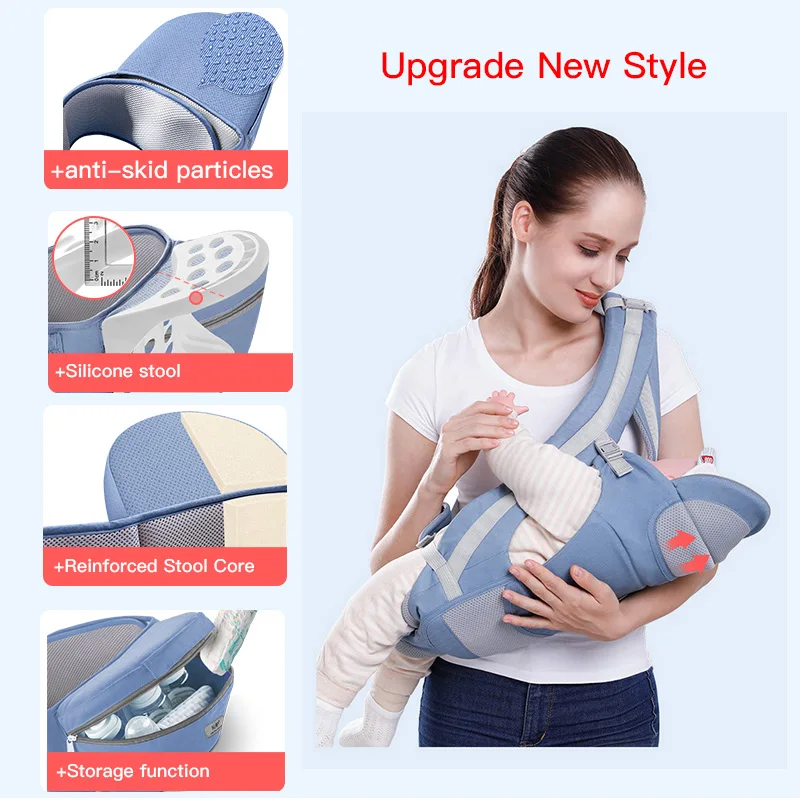 Новый эргономичный слинг для детей 0 48 месяцев детский Хипсит слинги младенцев