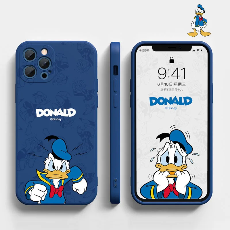 

Donald Duck Disney iPhone 11 Cases Soft Silicone Anime Cute Phone Case for iPhone 12/12Pro/12Pro Max/11 Pro/7/8/X/XS