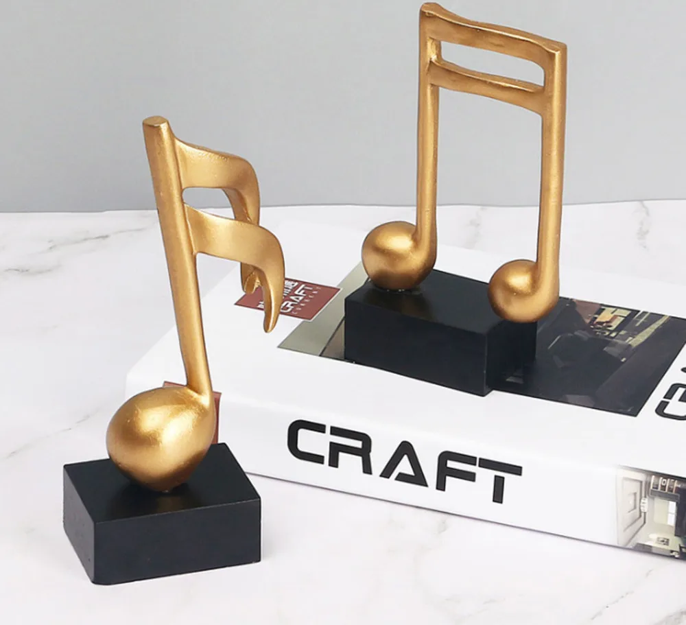 Музыкальная скульптура статуэтка музыкальных нот домашнее пианино подарки