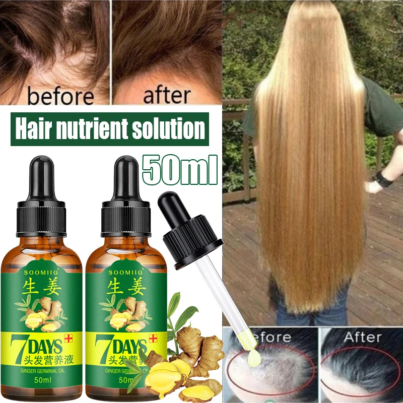 Новинка имбирный спрей для роста волос незаменимый Спрей Против выпадения