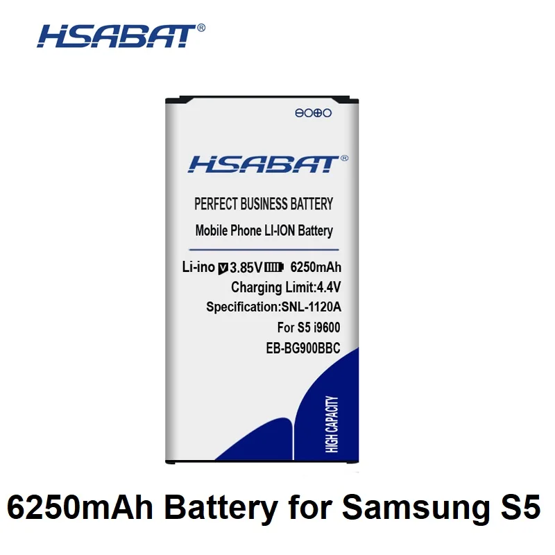 HSABAT 6250 мА/ч, EB-BG900BBC для samsung Galaxy S5 Батарея i9600 i9602 i9605 G900F G900T G9008 G9009D G9006W G900