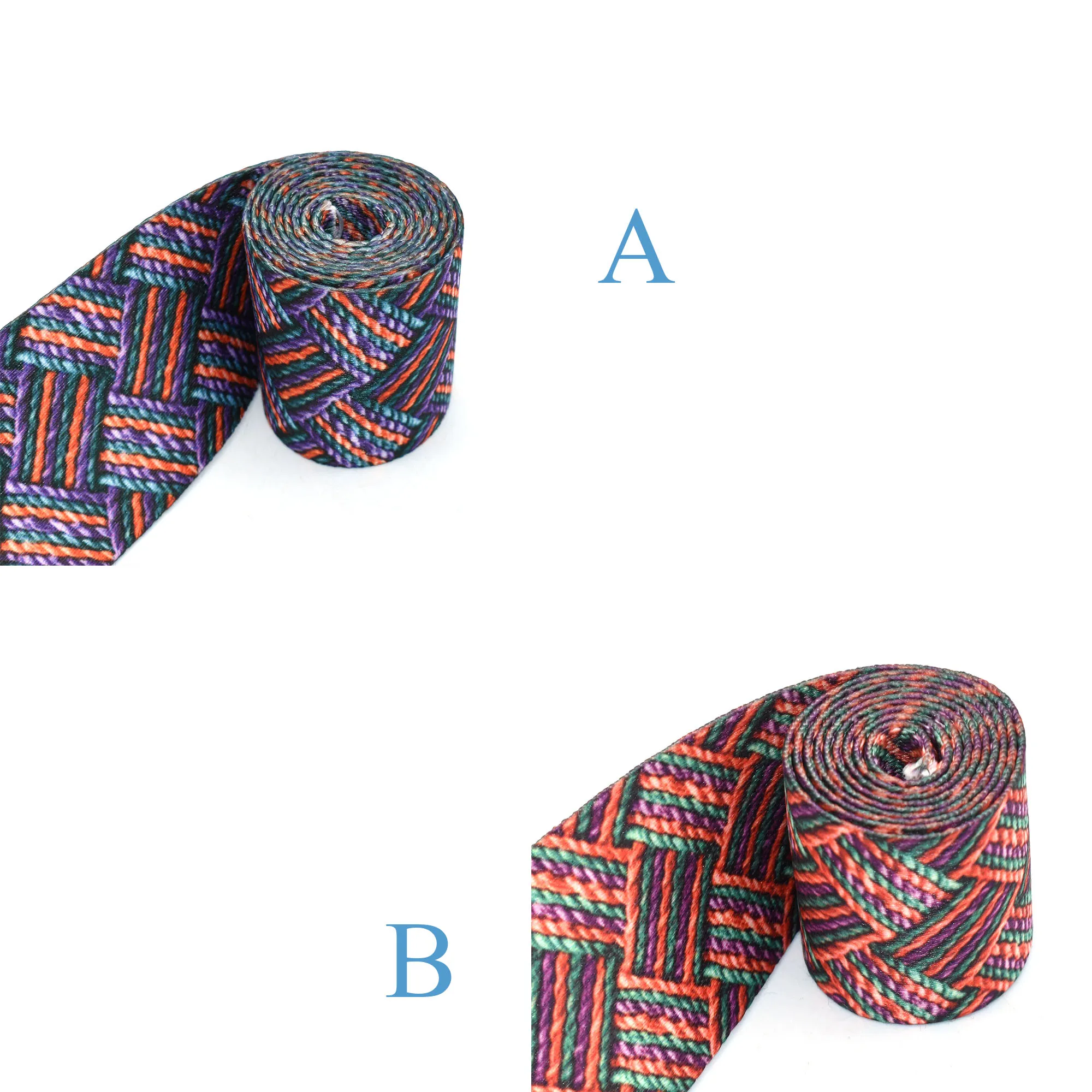 Лента жаккардовая из полиэстера ткань 2 дюйма ремень для кошелька брелок ключей