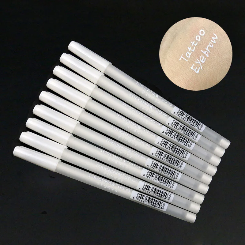 Новинка микроблейдинг белый хирургический маркер для бровей аксессуары