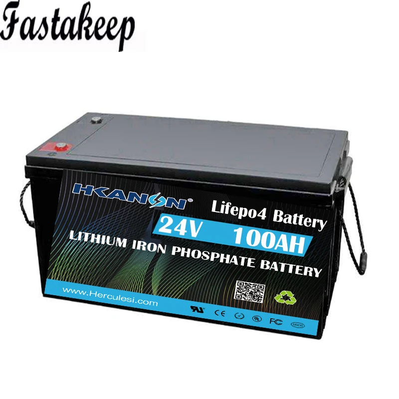 2000 циклов безопасный 24V 25 6 V 100ah RV Морской Солнечный жилой валентный LiFePO4