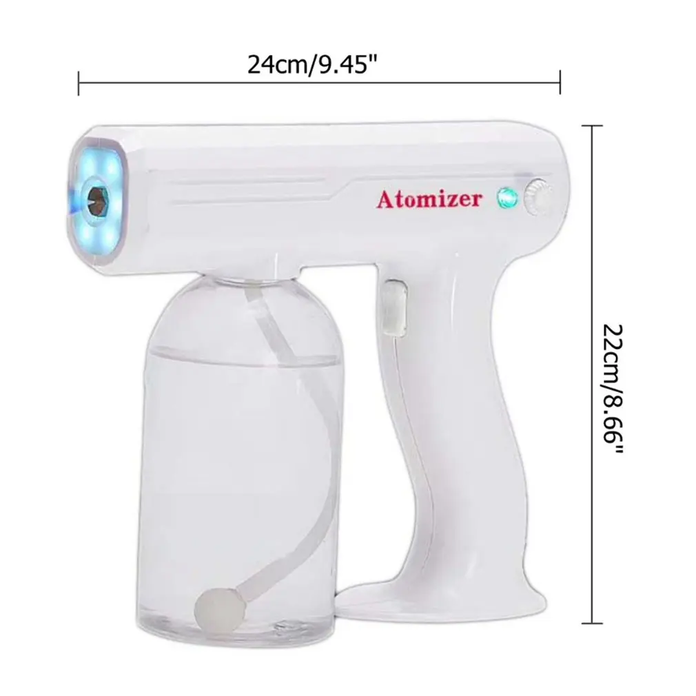 

Atomizing Sprayer Sprayer Machine Disinfection Blue Light Nano Steam Spray Gun Disinfection Nano Spray Gun