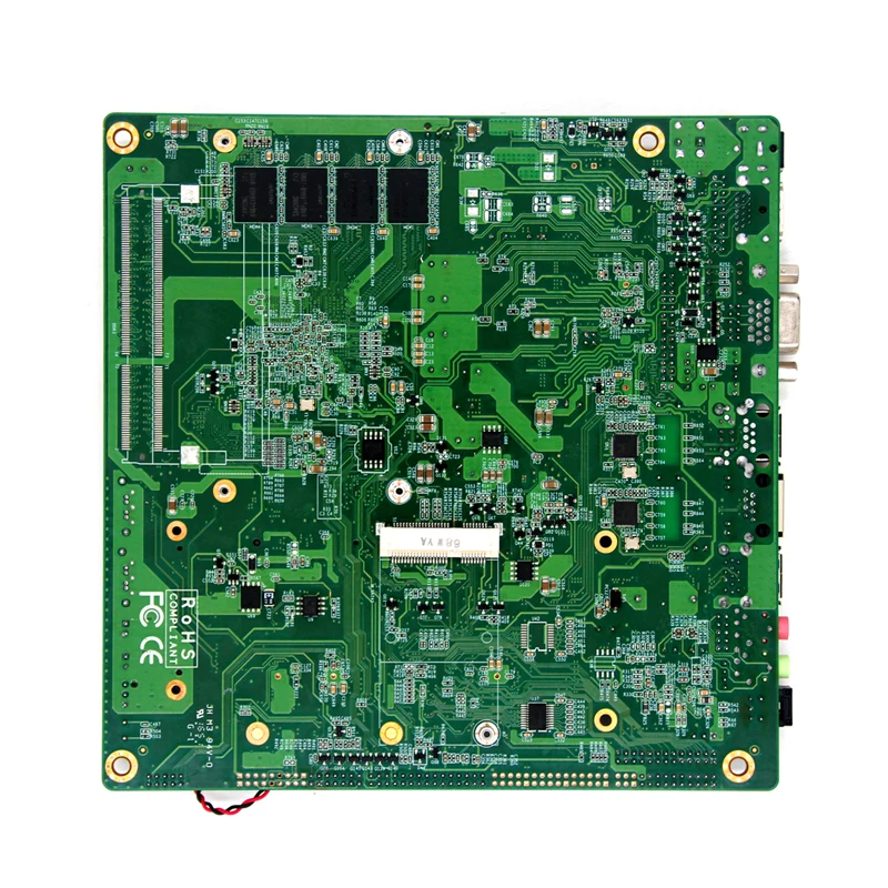 Дешевая прочная материнская плата Baytrail J1800 ЦП mini itx 2G ddr3 2 * com 1 lan Одиночная