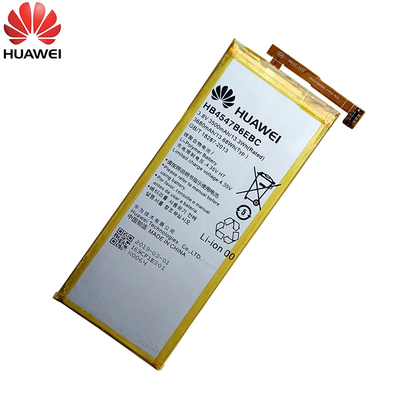 Оригинальный сменный аккумулятор для телефона Hua Wei HB4547B6EBC Huawei Honor 6 Plus