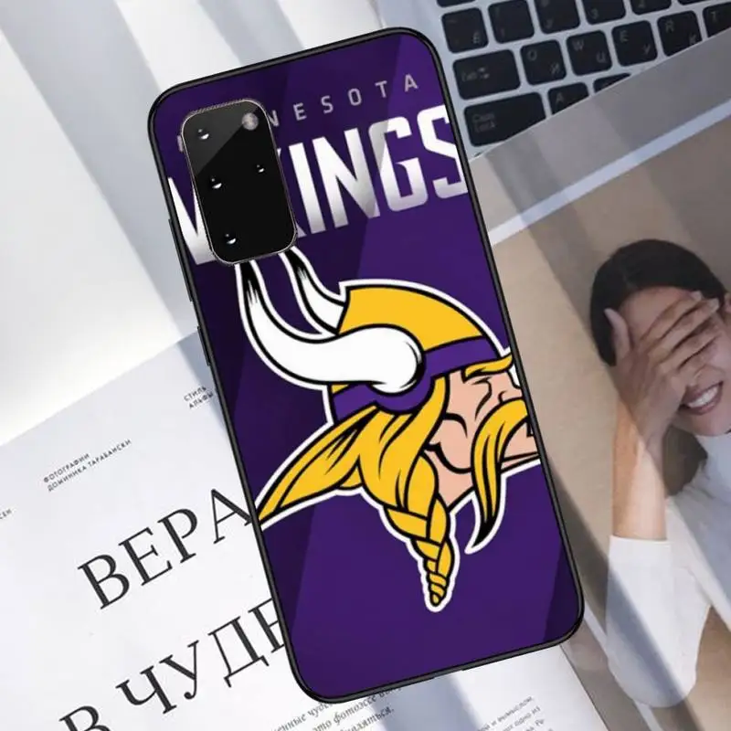 

sport minnesota vikings Phone Case For Samsung galaxy S 7 8 9 10 20 edge A 6 10 20 30 50 51 70 note 10 plus