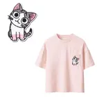 Симпатичные нашивки в виде единорога, кота для полос, нашивка для одежды, A-уровень, моющаяся аппликация для утюга, наклейка для одежды своими руками