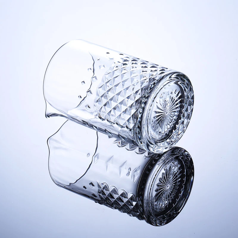 760 мл коктейль смешивания Стекло бармен с украшением в виде кристаллов стакан для