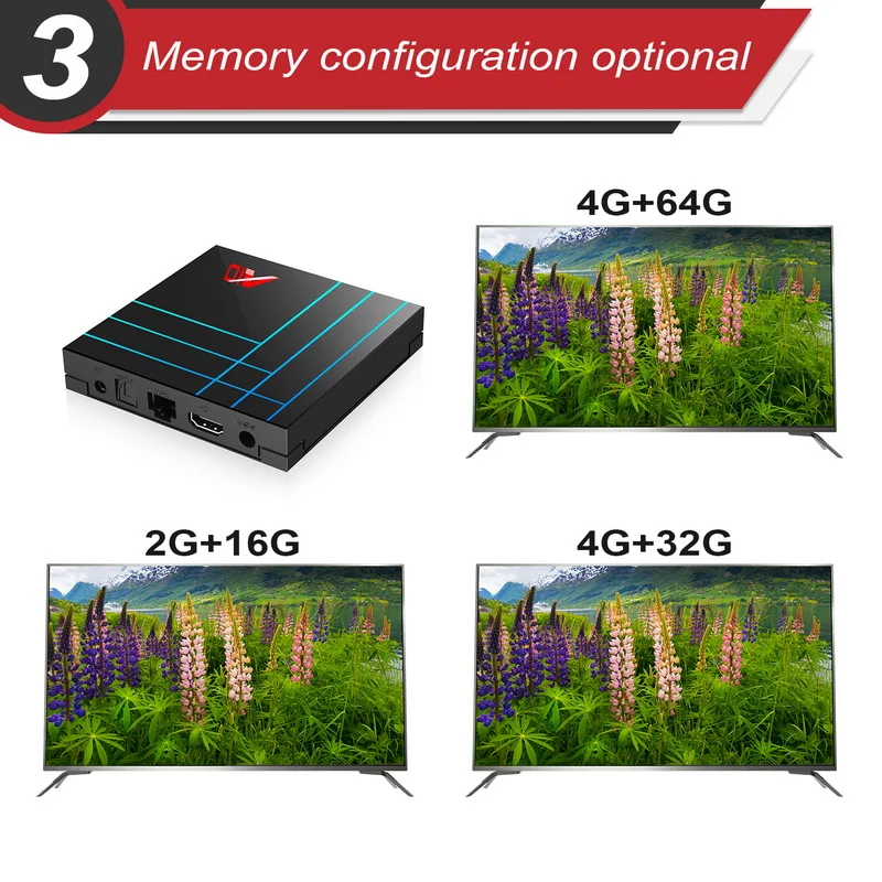 ТВ-Приставка Smart Android 9 0 4 Гб 64 RK3318 core телеприставка 2 4G Wifi H.265 4K HDR медиаплеер USB 3 |