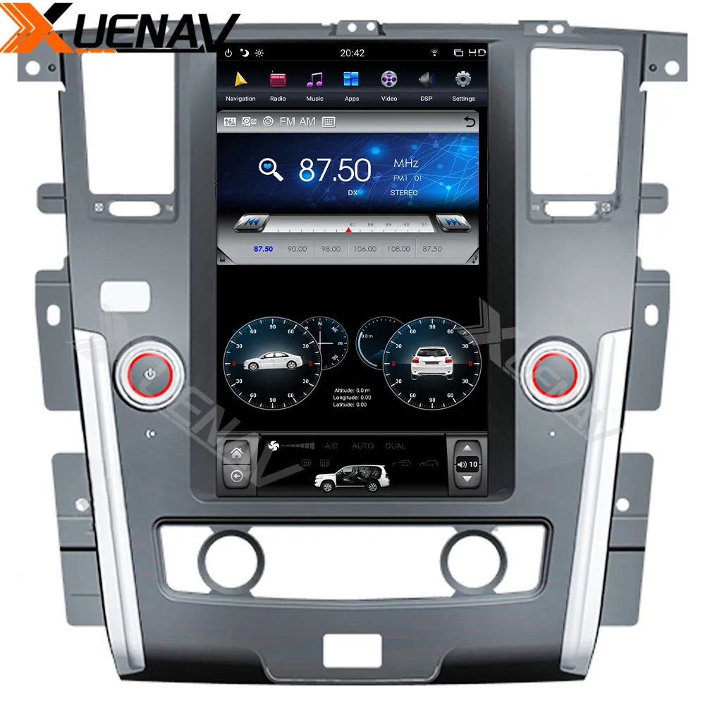 

XUENAV 13.6 Inch 2 Din Car Player GPS Navigation For-Nissan Patrol 2016-2019 Car Radio Multimedia Android Car Navigation System
