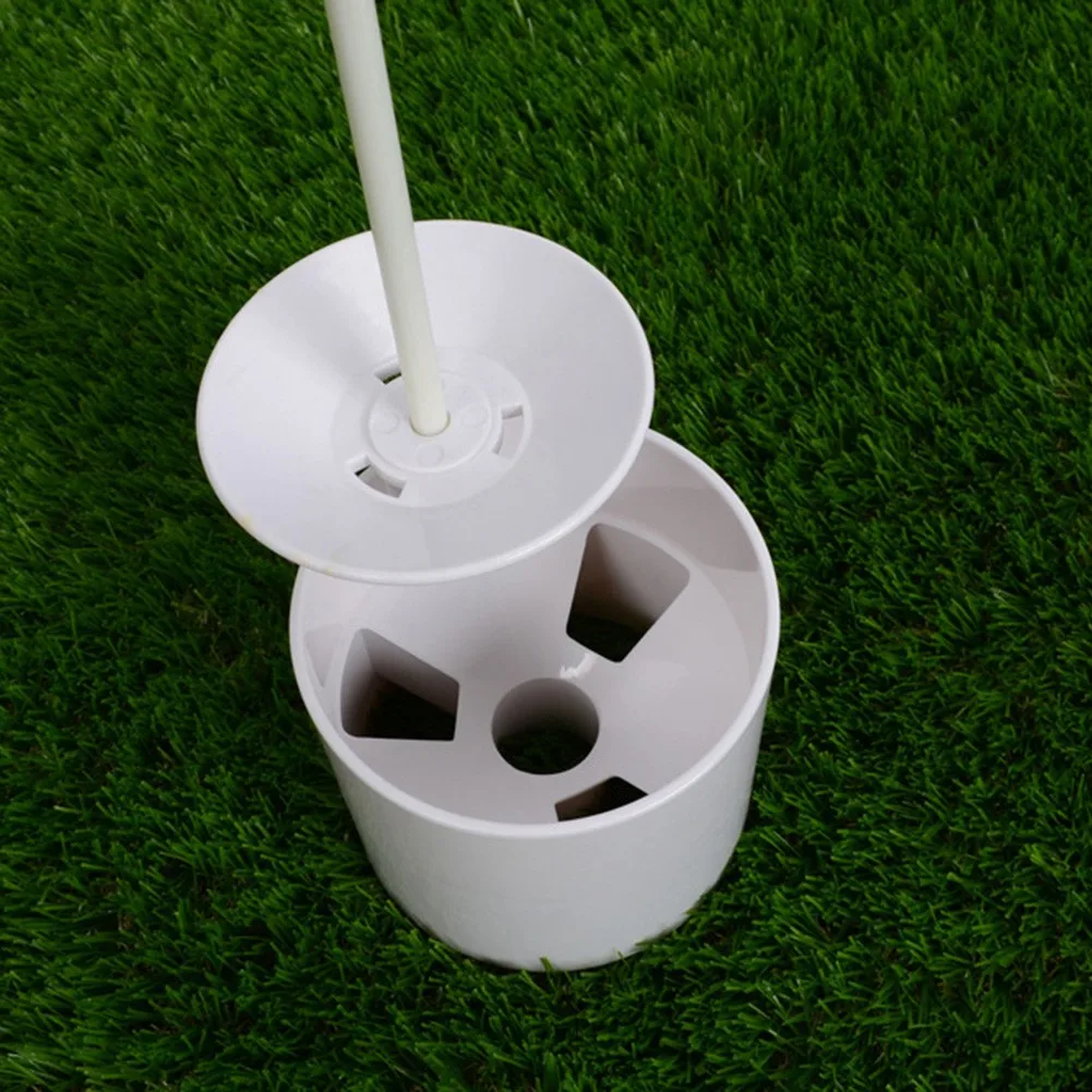 

Drainage Hole Cup Flagstick Golf Course Part Plastic Professional Spare