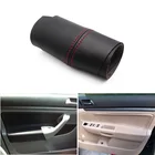 Тюнинг автомобиля, кожаная панель из микрофибры для двери, подлокотник, обшивка для VW Golf 5 MK5 Jetta 2005 2006 2007 2008 2009 2010