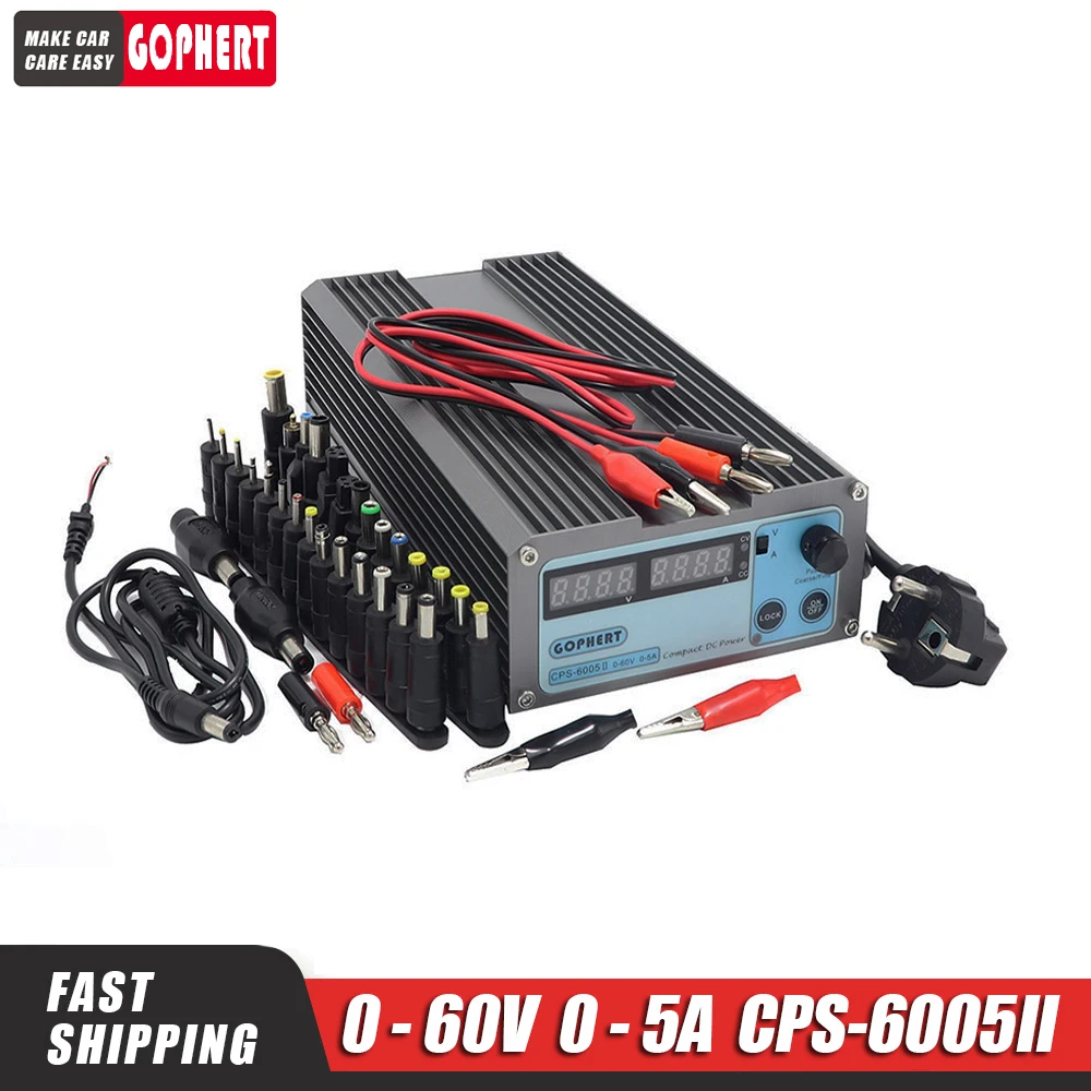 CPS-6005II прецизионный компактный цифровой Регулируемый переключатель питания постоянного тока OVP/OCP/OTP 110 в 230 в 60 в 5 А