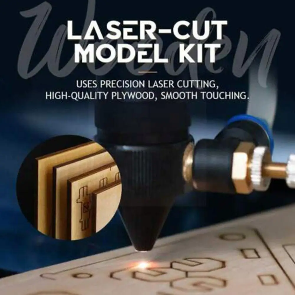 

DIY Wooden Mechanical Transmission Model Assembling Sale Box Password Box Creative Birthday Hot Jewelry Gift Toy O3S4
