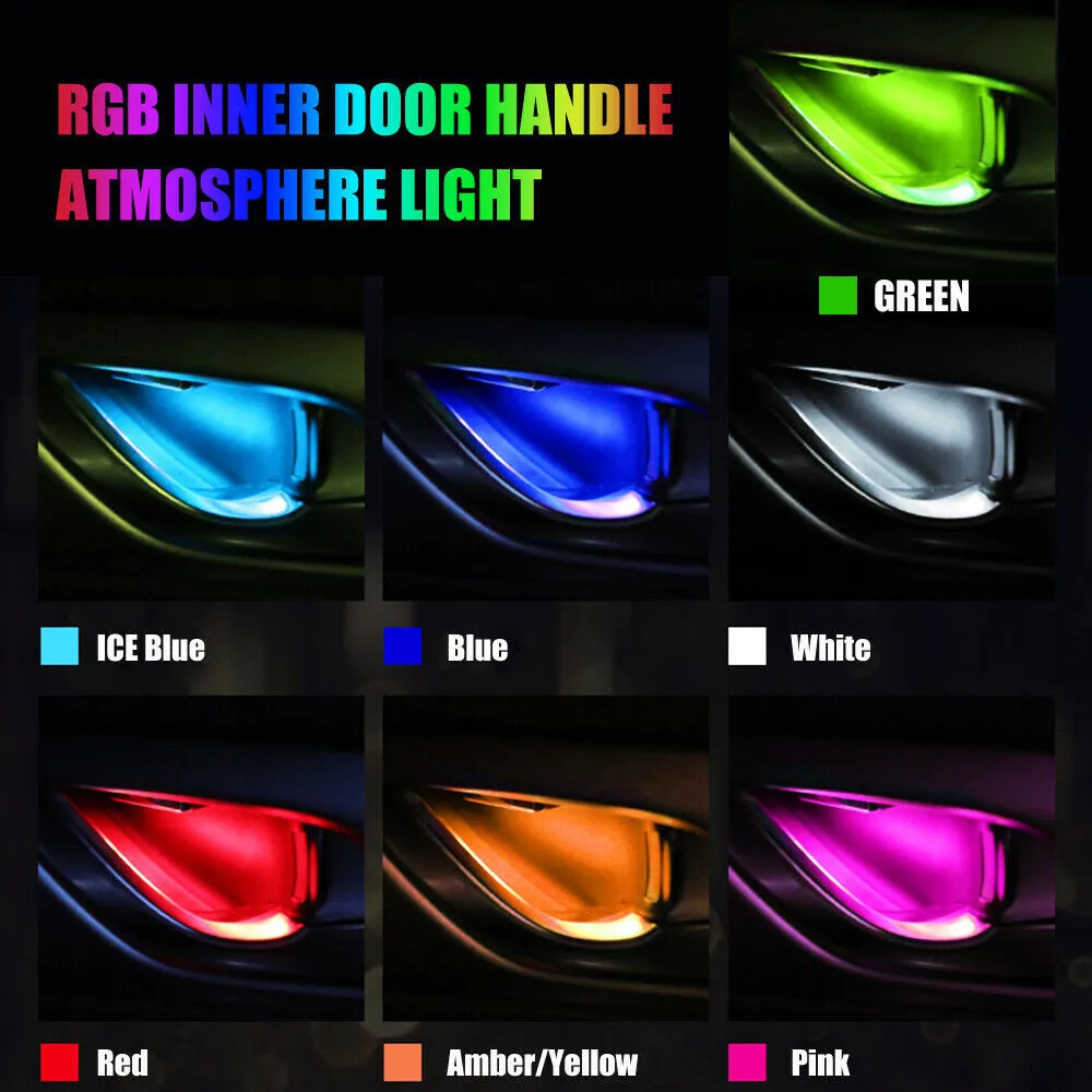 

31.2inch Car Interior LED Light Bar Kit 4PCS 5050 Chip DC 12V Light Strip