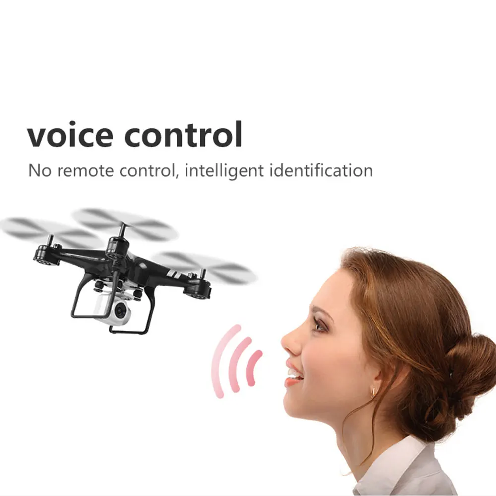 Дрон 4k Квадрокоптер с камерой вертолет дистанционным управлением Wi-Fi