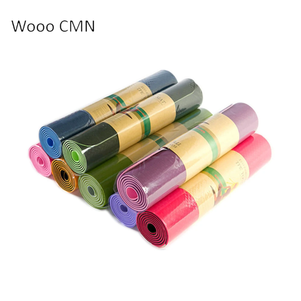 

1830*610*6mm TPE Yoga Mat with Position Line Non Slip Carpet Mat, For Beginner Environmental Fitness Gymnastics Mats