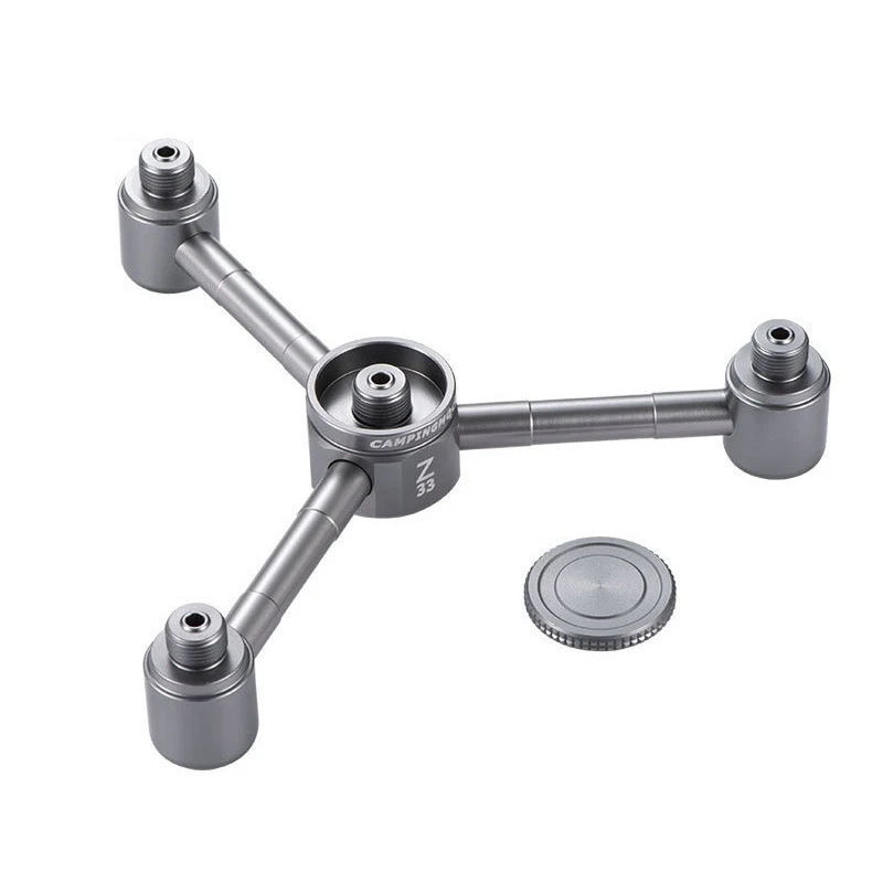 Открытый Кемпинг плита адаптер мульти-выходы алюминиевый сплав Воздушный бак