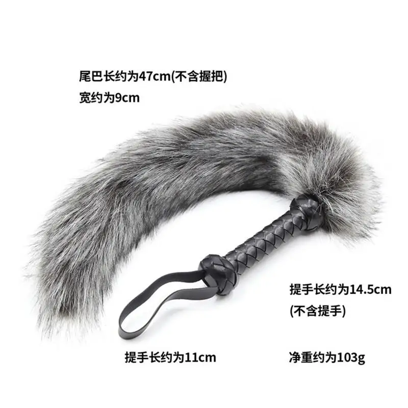 Sex Toys Whips Tail Straight Whip Leather Bondage Toy Adult Flirting Hair |