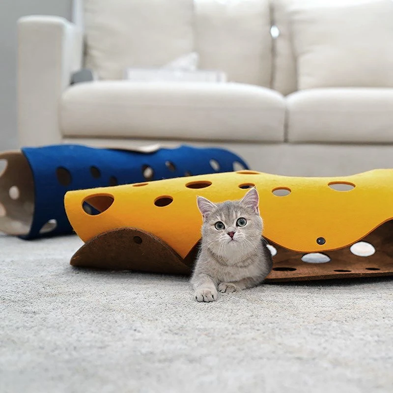 Туннель для домашних животных забавные игрушки котят туннель кошек складные