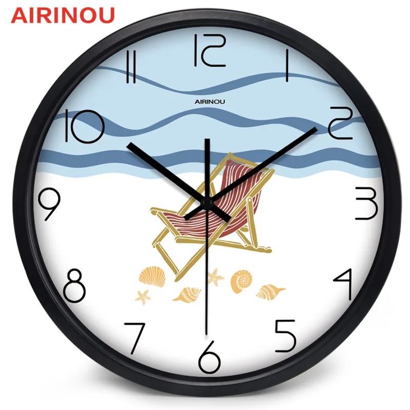 Новое поступление бесшумные Мультяшные часы для мальчиков и девочек настенные