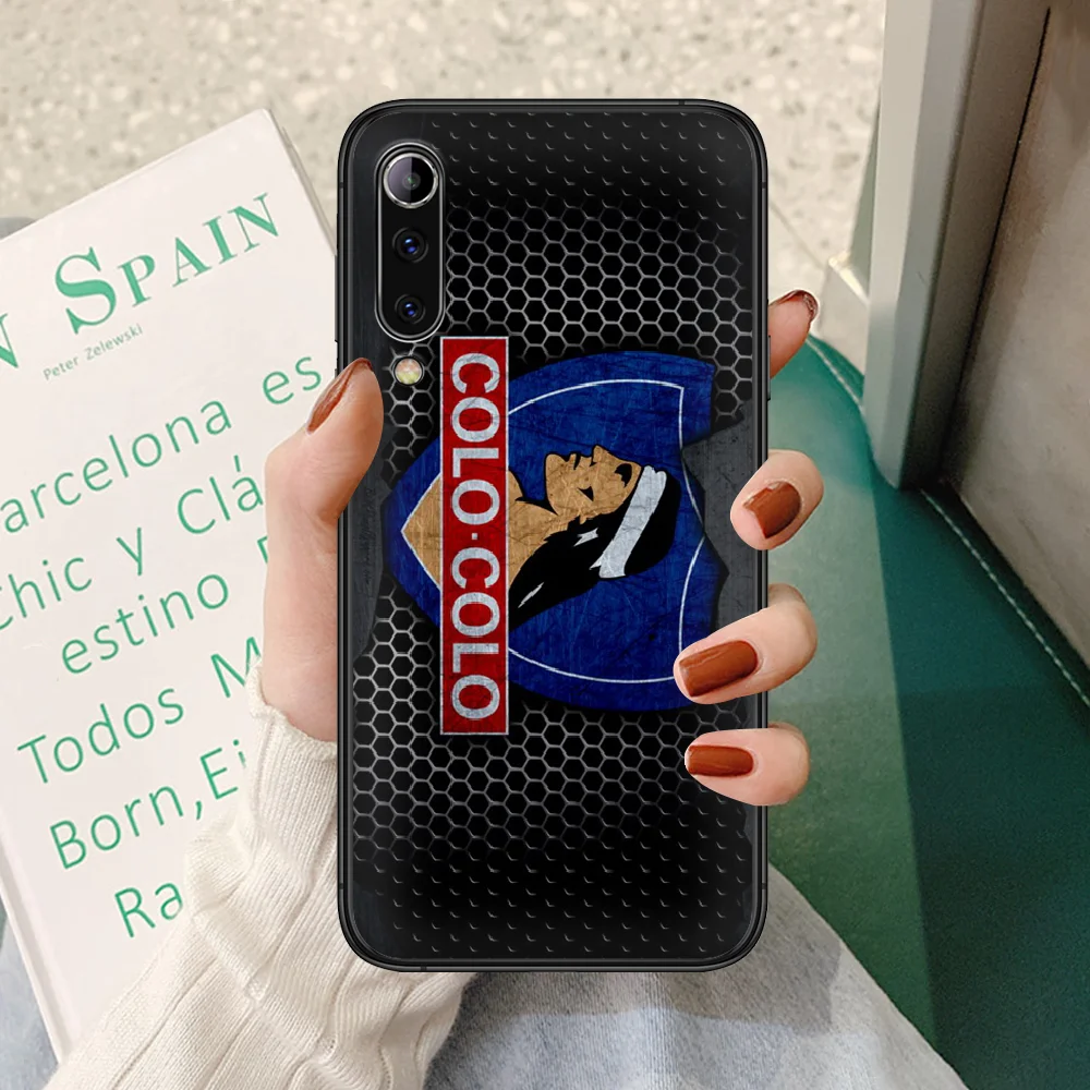 

Club Social y Deportivo Colo Colo Phone case For Xiaomi Mi 6 8 A1 Note3 A2 9 CC9 9T A3 MIX 2 2S 3 9 Lite SE Pro black shell