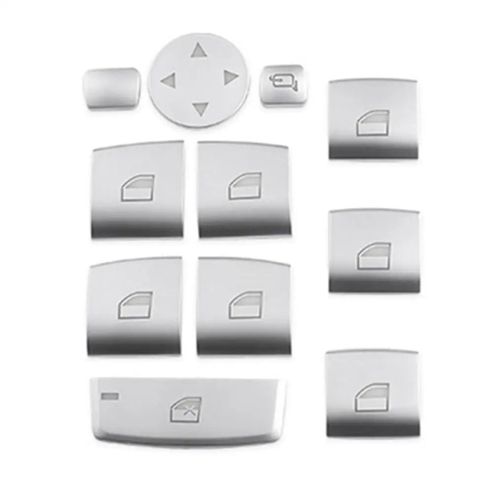 Автомобильный Дверной стеклоподъёмник крышки кнопок отделка интерьера 5