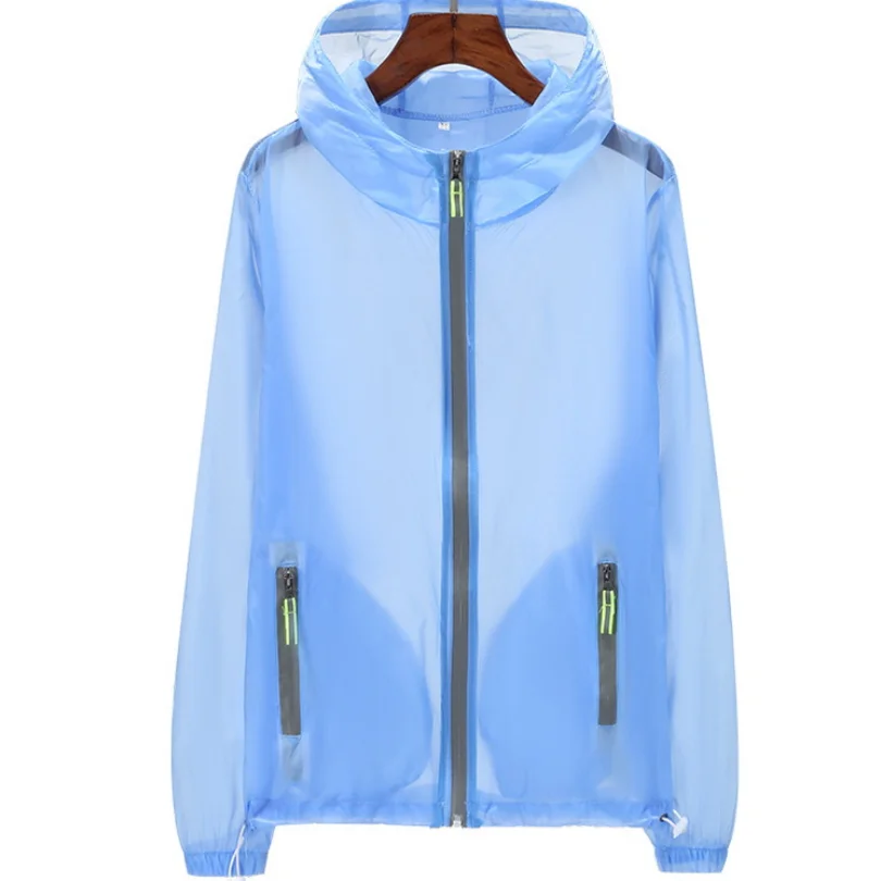 

2021 Spring Summer New Sun Protection Clothing Reflective Zipper Male Large Size Fishing Clothing Couple Sun Protection Clothing